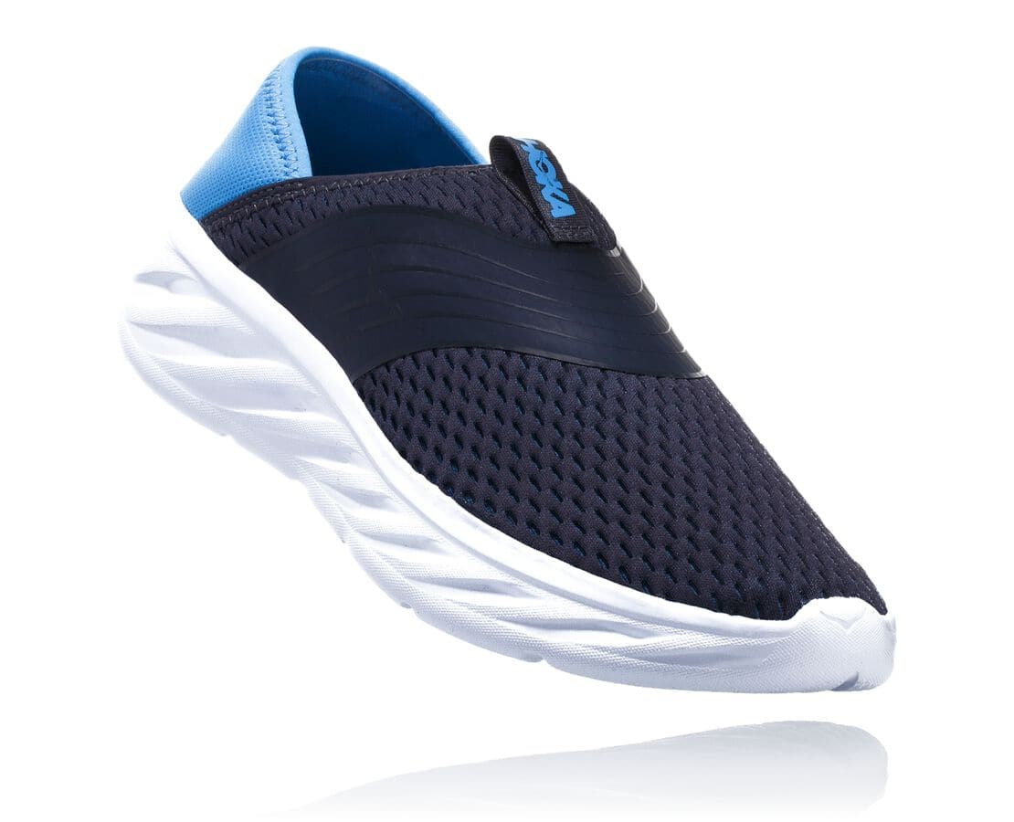 Pantofi De Mers Hoka One One Ora Recovery Barbati - Albastri | Romania EWOX72146